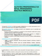 CURS 3 - Confidențialitatea profesională și secretul profesional