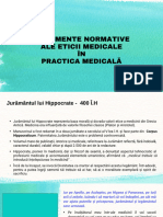 CURS 4 - Documente normative ale Eticii Medicale în Practica Medicală