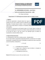 ROTEIRO 2 - Distribuiçao de Pressao Sobre Um Cilindro Circular