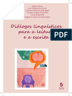 Livro Diálogos linguísticos para a leitura e a escrita. Souza et al. jan 2019