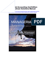Managerial Accounting 2nd Edition Balakrishnan Solutions Manual