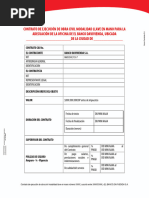 Modelo Contractual de Obra Civil Modalidad Llave en Mano