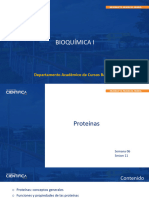 Bioquímica I - Sem-06 - Sesion-11 - 2023-2