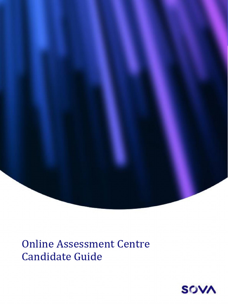 Online Assessment Center Candidate Guide Pdf Computing Software