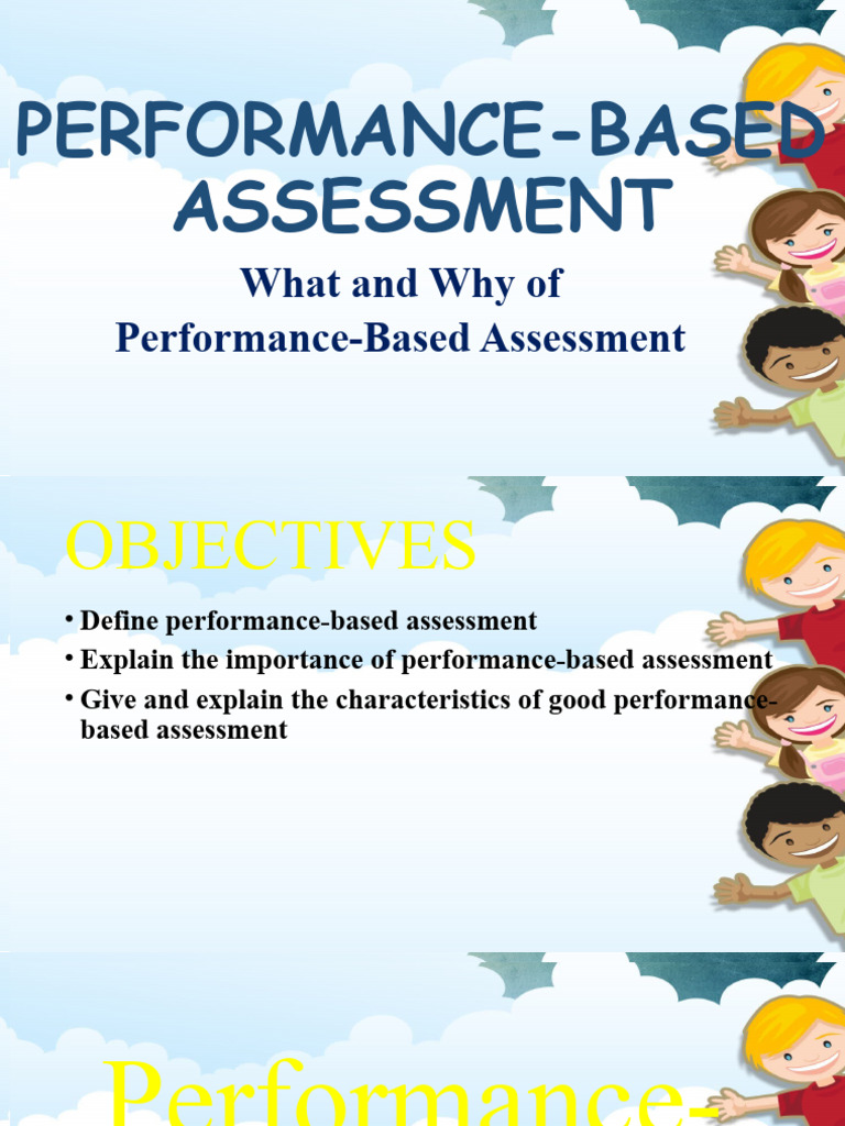 Lesson 5 what and why of performance based assessment pdf