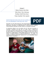 Desnutricion Infantil en Ecuador