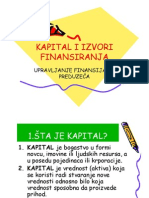 Kapital I Izvori Finansiranja