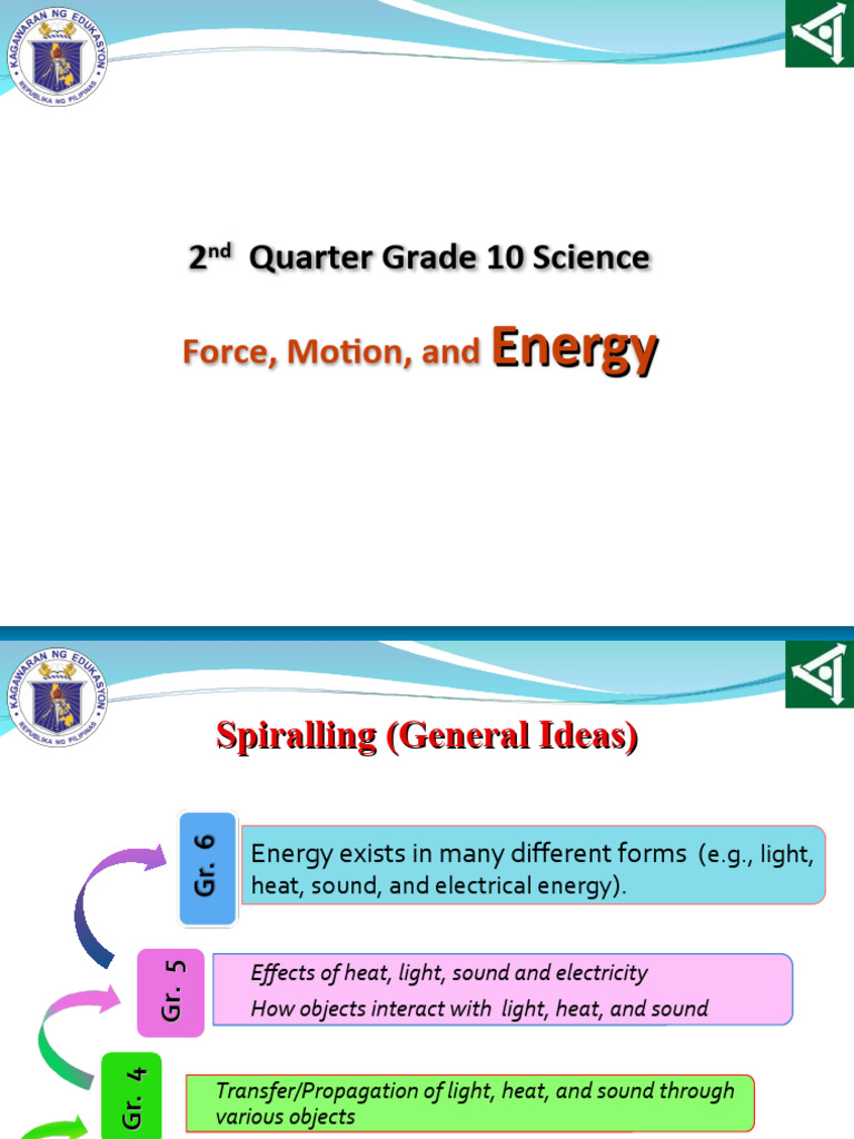 Grade 10 Science: Energy & Forces | PDF | Light | Electromagnetic Radiation