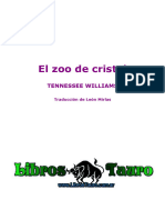 Williams Tennessee - El Zoo De Cristal
