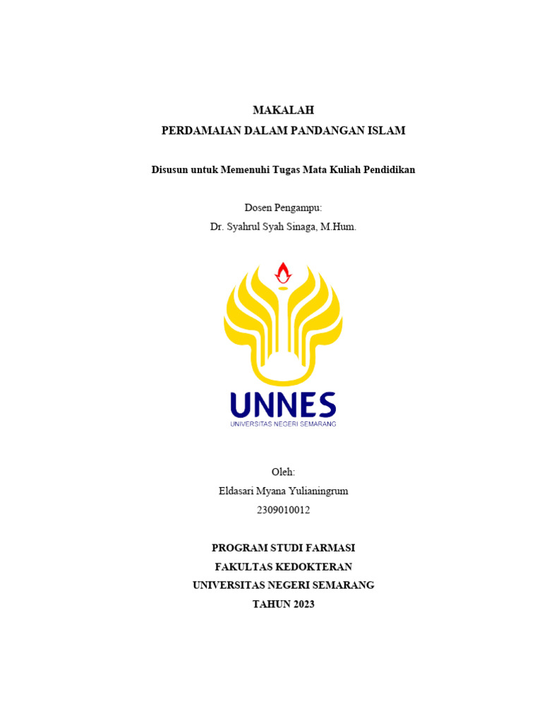 Template Penulisan Makalah 1 | PDF