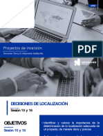 Sesión 15 - 16 Decisiones de Localización