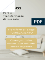 6 Passos para Transformar A Sua Casa