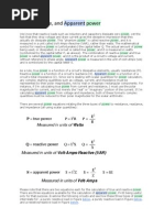 Power Calculations: Active & Apparent | PDF | Ac Power | Power (Physics)