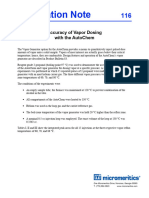 Application Note: Accuracy of Vapor Dosing With The Autochem
