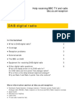 DAB Digital Radio: Help Receiving BBC TV and Radio BBC - Co.uk/reception