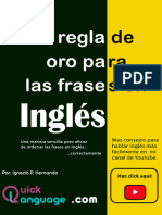 La Regla de Oro para Aprender Ingles