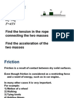 Example 5:: M 12kg M 3kg F 45N