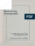 AMORC Index Degree 12 Part 3 (Monographs 201-325)