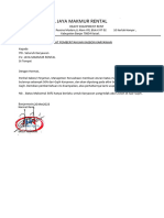 Surat Pemberitahuan Perihal Kasbon Karyawan