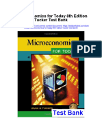 Microeconomics For Today 8th Edition Tucker Test Bank