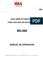 Manual Lineas de Soplado Semi-Automaticas MG-880.