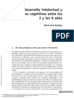 Capítulo 7. Desarrollo Intelectual y Procesos Cognitivos Entre Los 2 y Los 6 Años