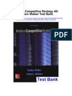 Modern Competitive Strategy 4th Edition Walker Test Bank