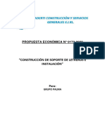 Ppto-172-2023-Construcción de Soporte de Letreros e Instalación