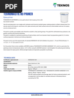 Teknomastic 80 Primer 8803-00 Tds en