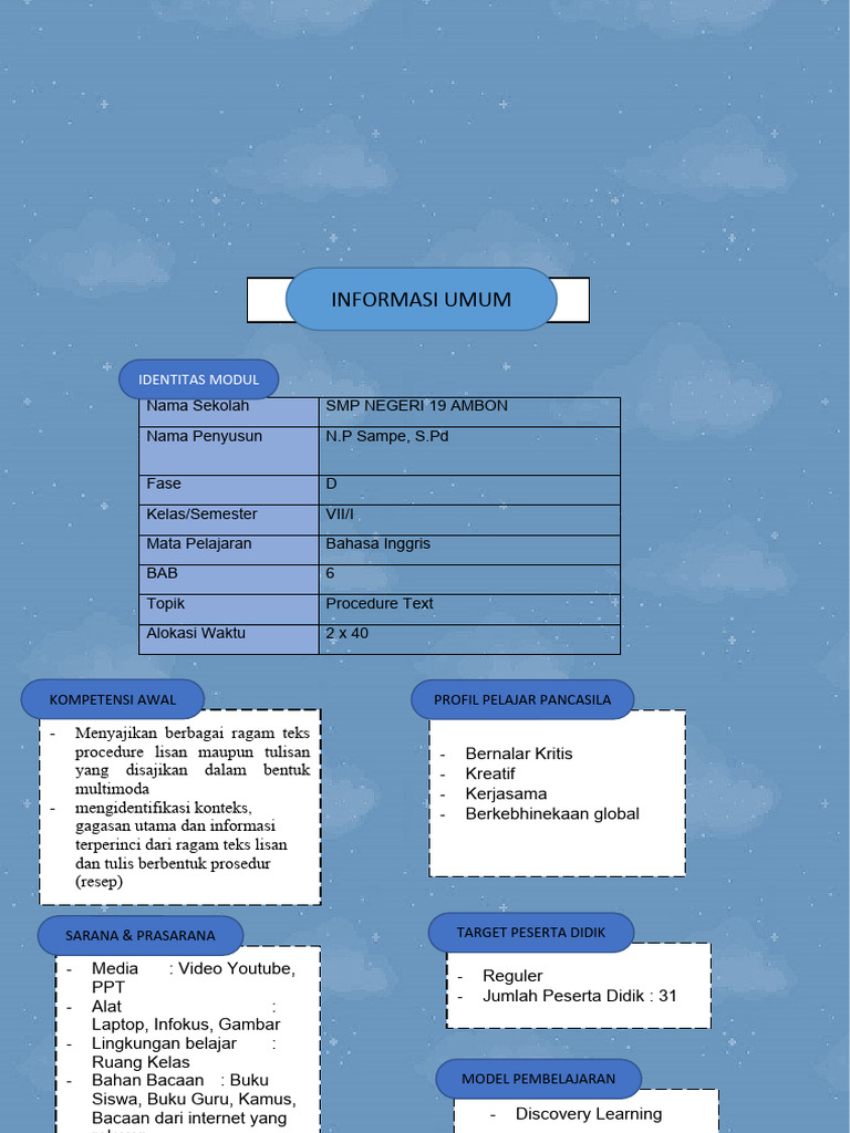 Modul 6 Procedure Text | PDF
