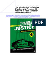 Test Bank For Introduction To Criminal Justice Practice and Process 4th Edition Kenneth J Peak Tamara D Madensen Herold