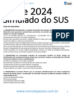 Simulado Do SUS para o Enare 2024