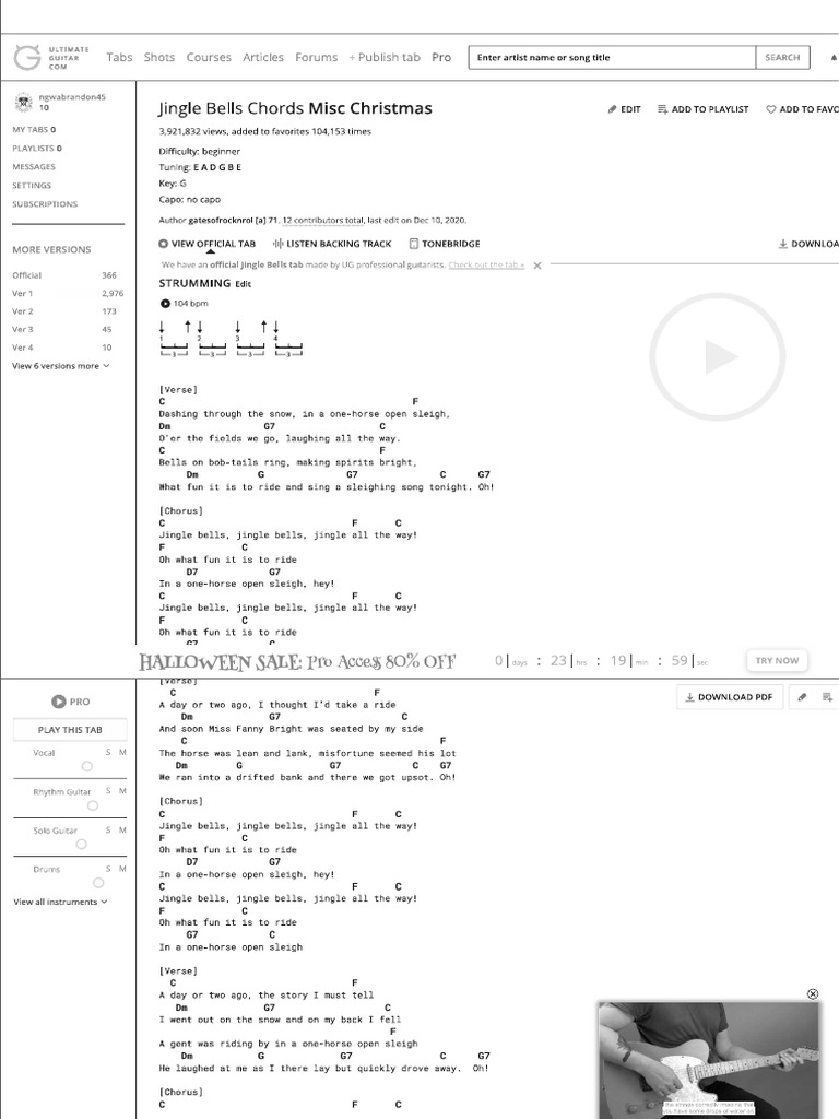 Jingle Bells Key C | PDF