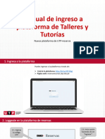 Manual Docente de Ingreso A Plataforma de Talleres y Tutorías