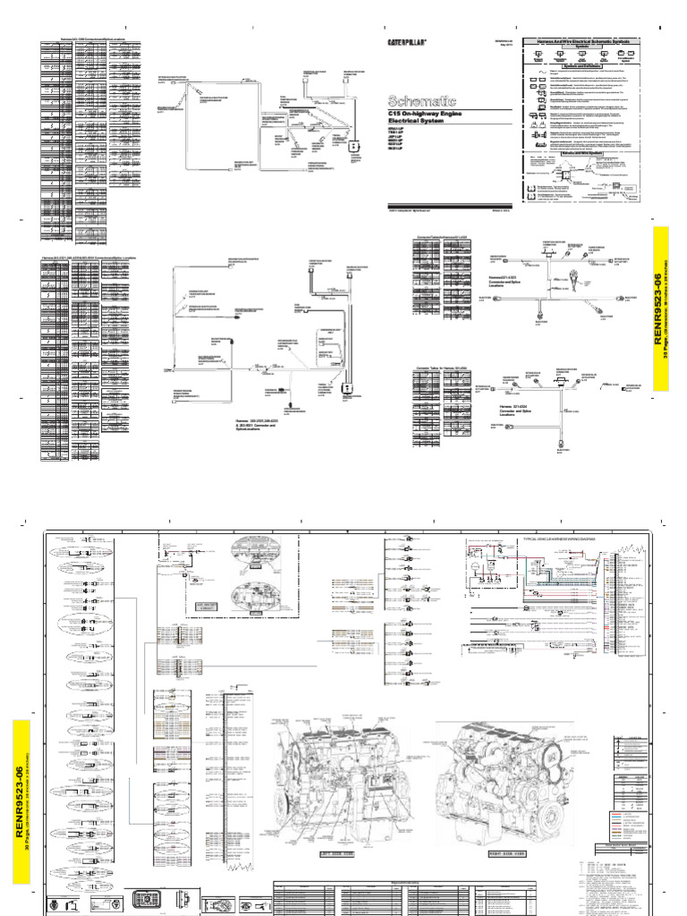 Harness 243-1069 Connector Locations | PDF | Electrical Connector ...
