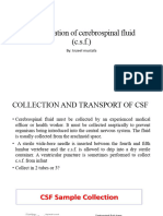 Examination of Cerebrospinal Fluid (C