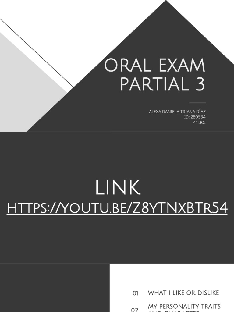 Oral Exam Presentation PDF