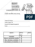 Examen 1er Trimestre 1er Grado