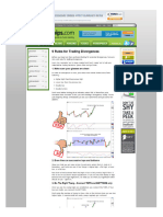 9 RULES FOR TRADING DIVERGENCES