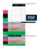 (Semrush) Social Media Content Calendar Template