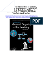 Test Bank For Introduction To General Organic and Biochemistry 12th Edition Frederick A Bettelheim William H Brown Mary K Campbell Shawn o Farrell Omar Torres 13