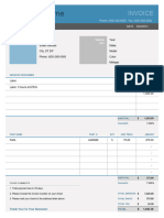 Auto Repair Invoices (Printable)