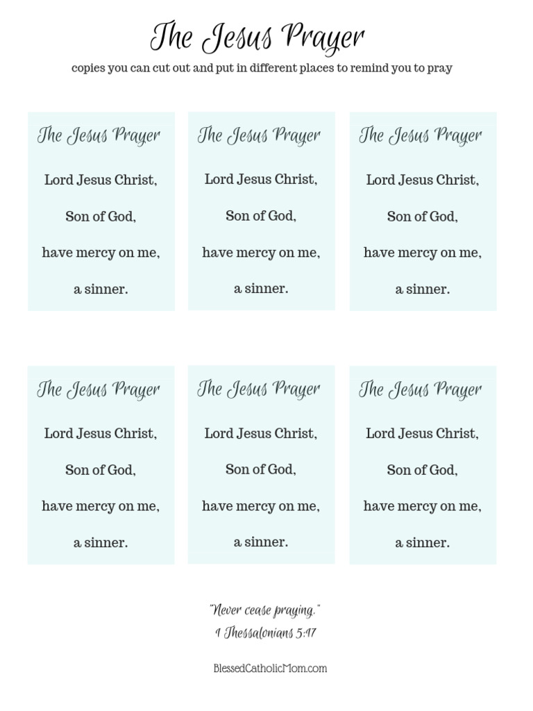 The Jesus Prayer: A Guide to Prayer | PDF | Religion & Spirituality
