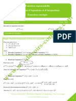 Exponentielle Equation-Inequation