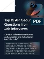 API Security Interview Questions