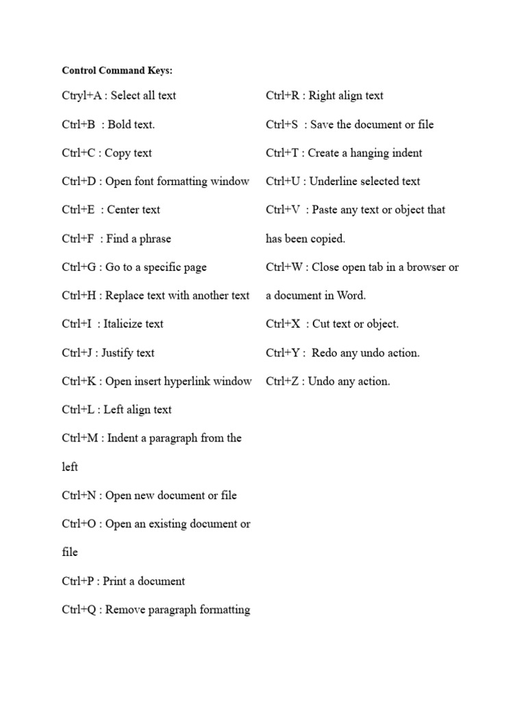 Control Command For Delete