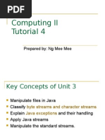 Computing II Tutorial 4: Prepared By: NG Mee Mee