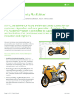 PTC Creo University Plus Edition Flyer