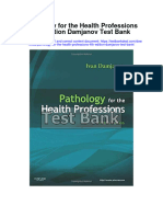 Pathology For The Health Professions 4th Edition Damjanov Test Bank