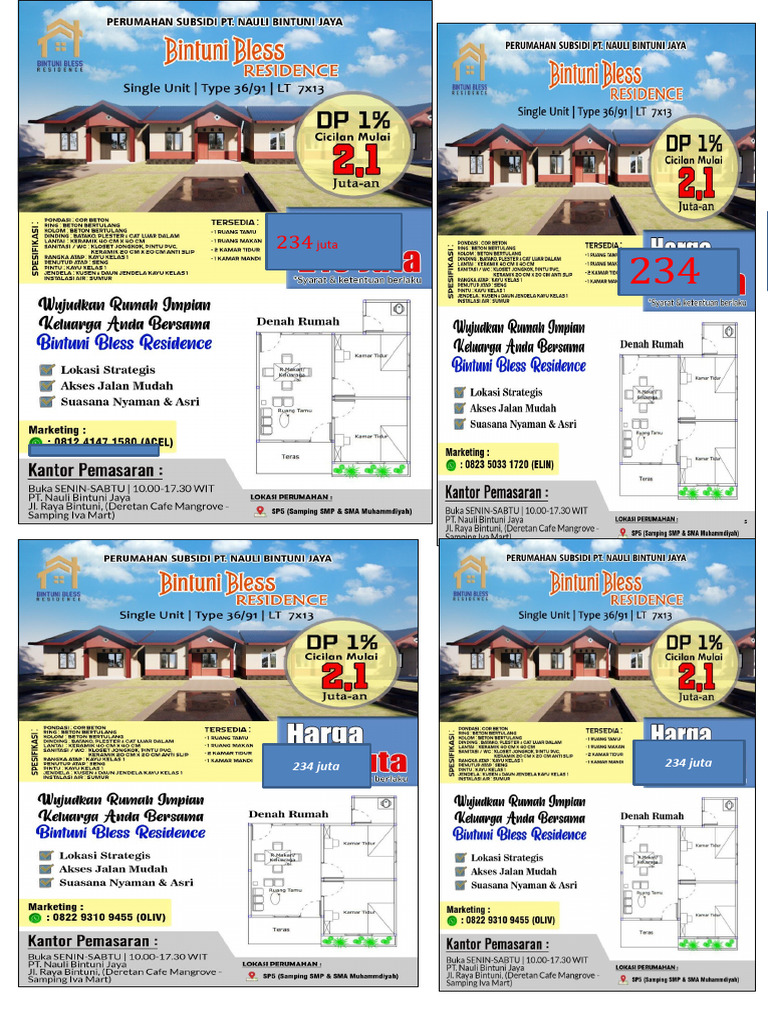 brosur perumahan | PDF